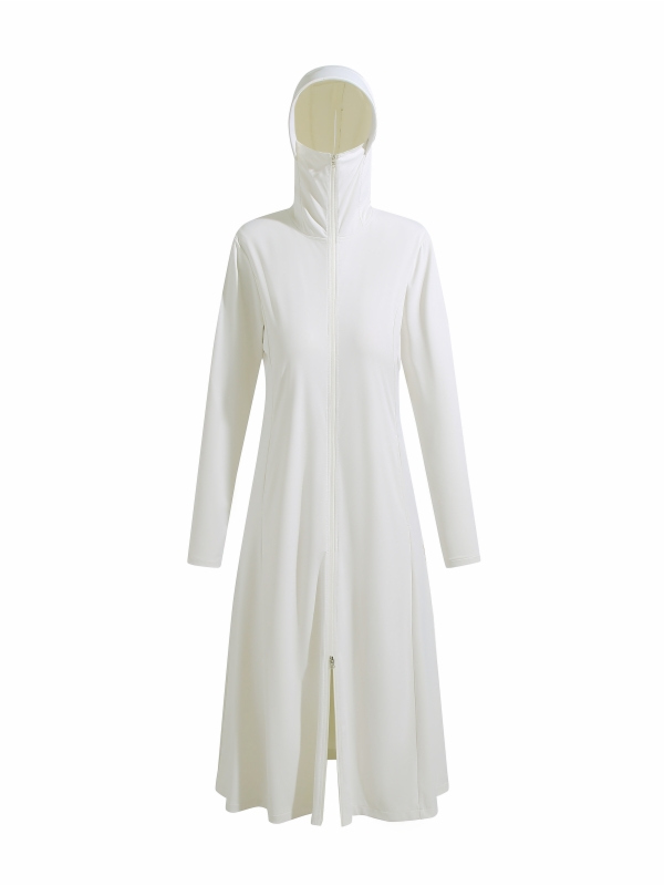 Women'S Fashion Long Coat - Długa, lekka, luźna odzież z jedwabiu