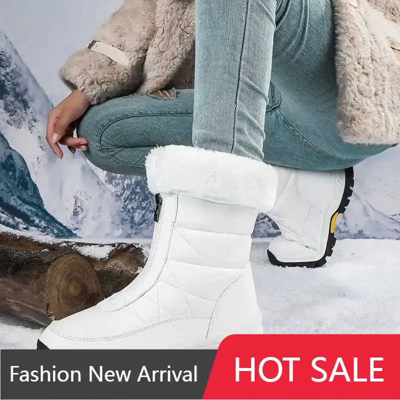 Women'S Fashion Hiking Boots - Buty damskie Trampki Walking Srebrne Buty