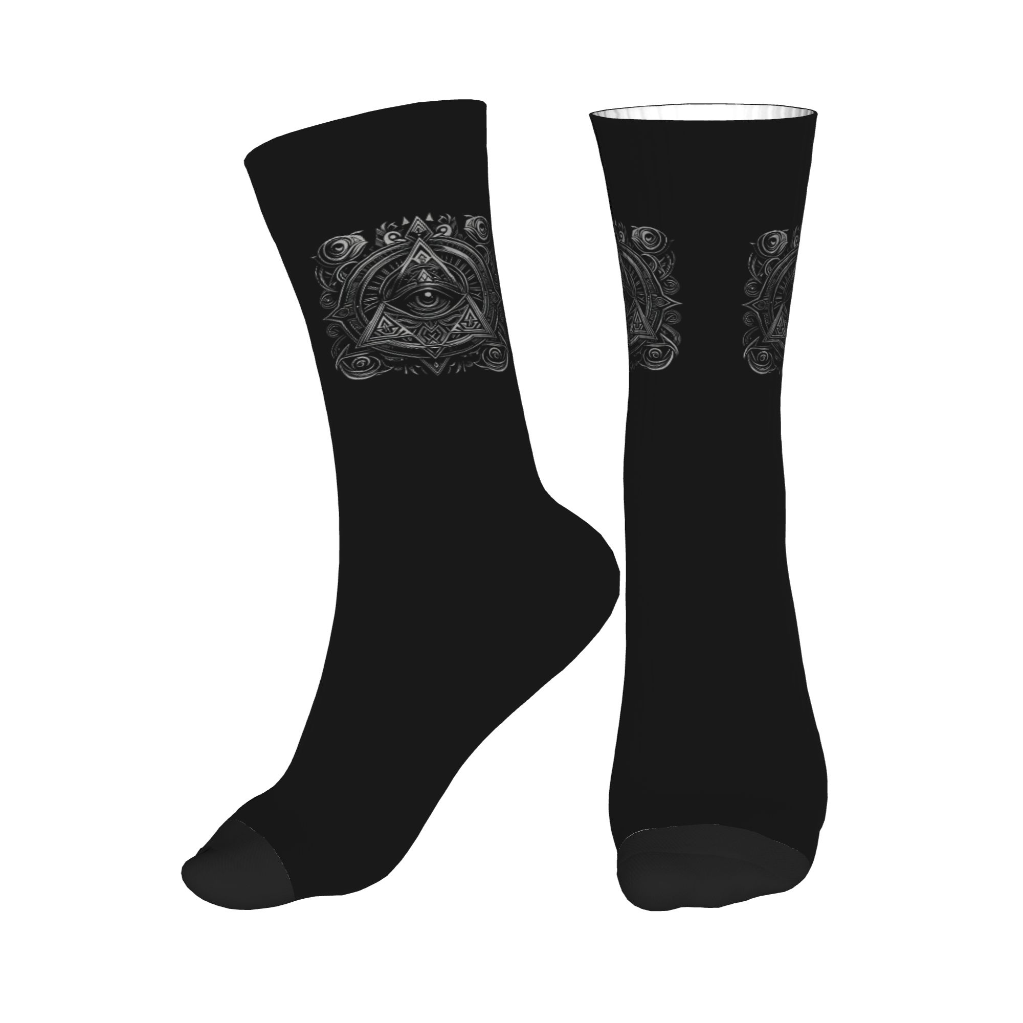 Women'S Fashion Socks - Modne skarpetki z Wszechwidzącym Okiem Illuminati