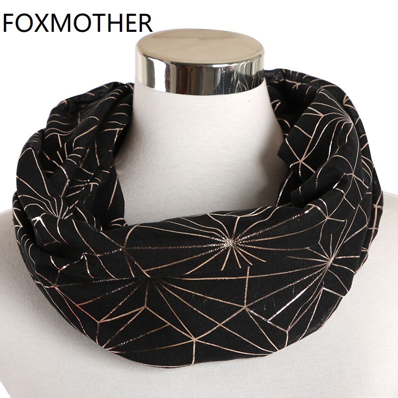 Women'S Fashion Rings Gold - FOXMOTHER nowy fioletowy folia kawy złota
