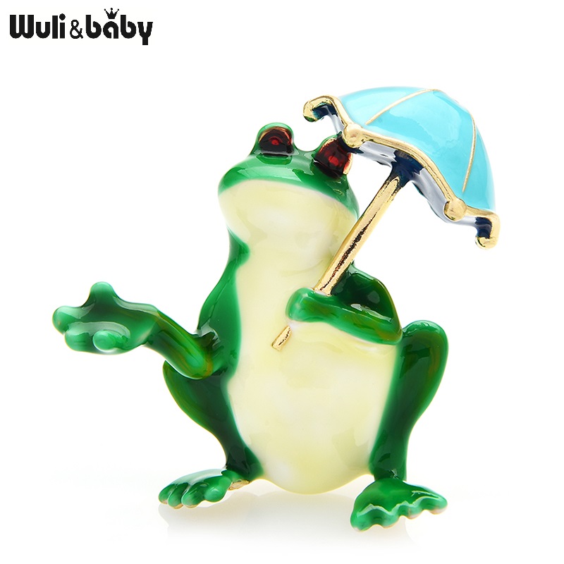Women'S Fashion Umbrella - Wuli & leku parasol żaba broszki