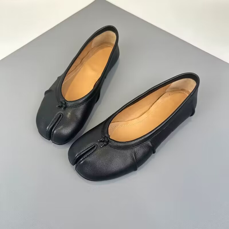 Women'S Fashion Walking Shoes - Nowe damskie baleriny z dzielonym palcem,