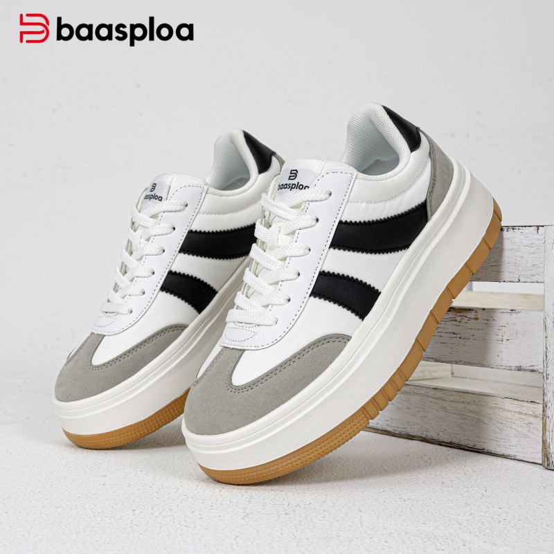 Women'S Fashion Walking Shoes - Damskie sneakersy na platformie Baasploa, masywna