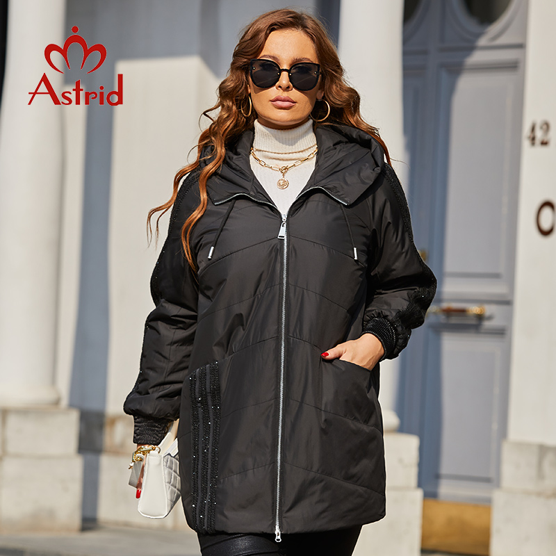 Women'S Fashion Long Coat - Astrid 2022 wiosna damska parki Plus