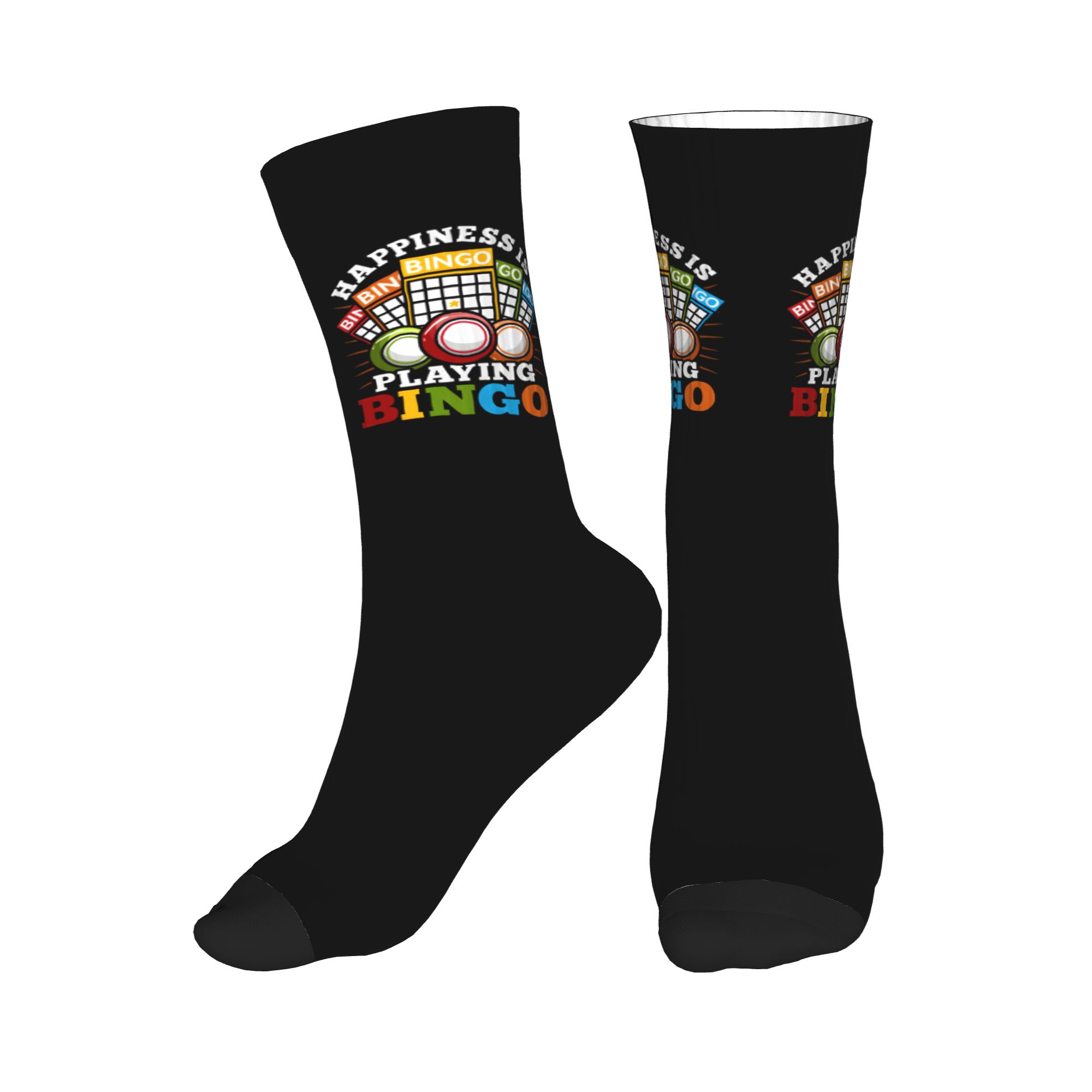 Gorące skarpetki Bingo z motyw – Women'S Fashion Socks recenzja i cena