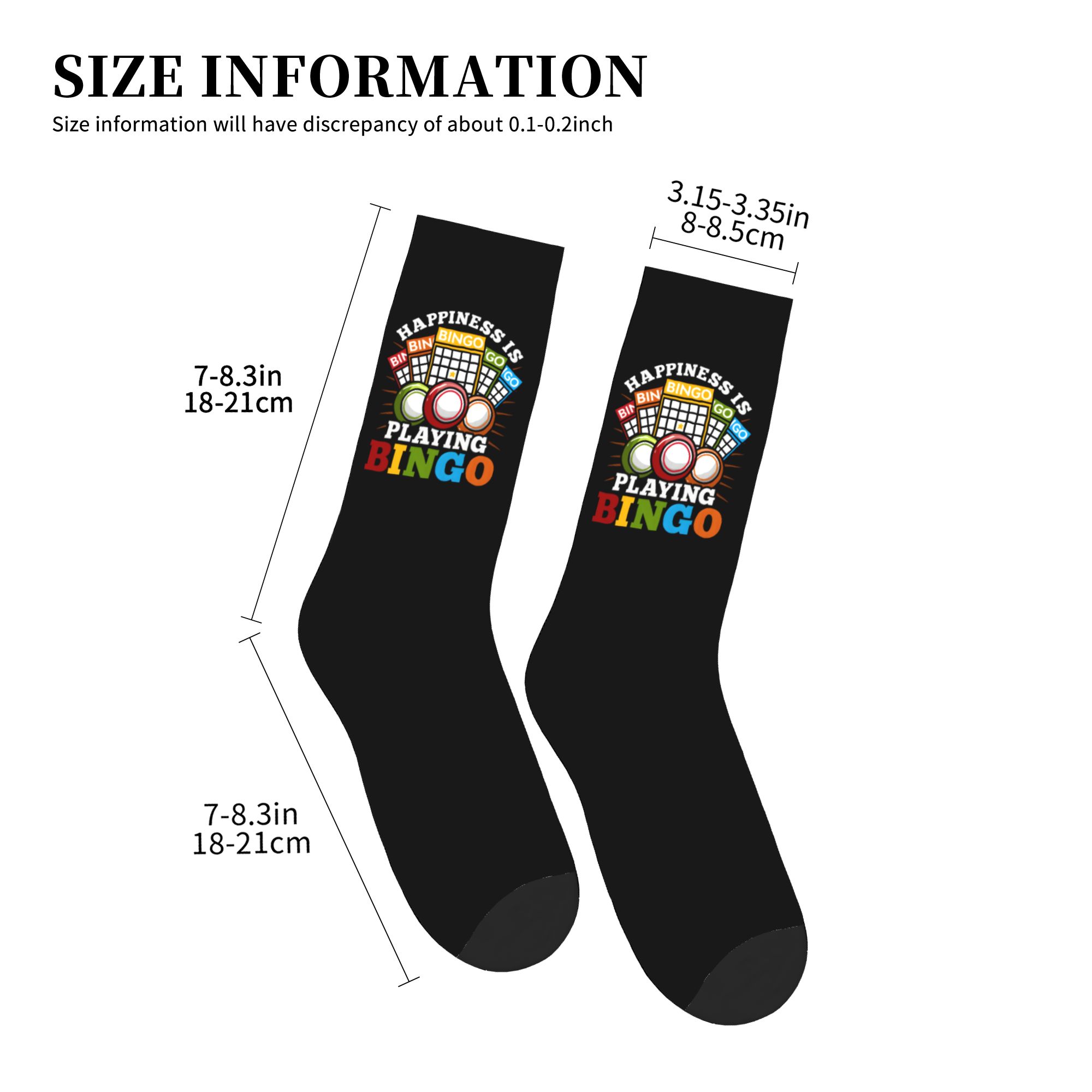 Gorące skarpetki Bingo z motyw – Women'S Fashion Socks recenzja i cena