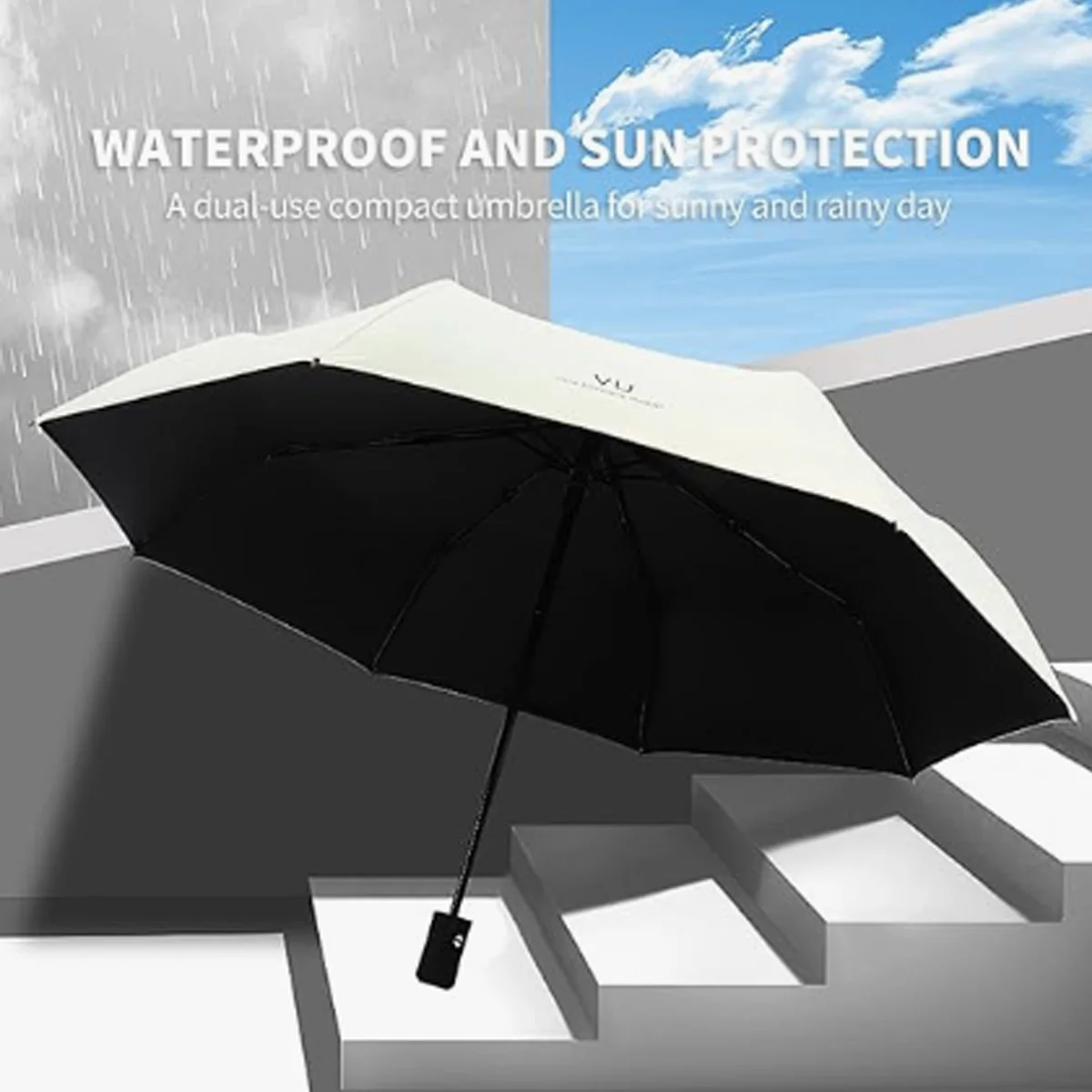 Mini składany Parasol automaty – Women'S Fashion Umbrella recenzja i cena