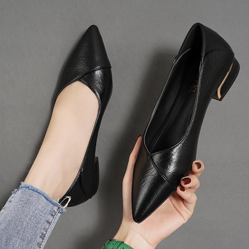 Nowe damskie skórzane buty na  – Women'S Fashion Walking Shoes recenzja i cena