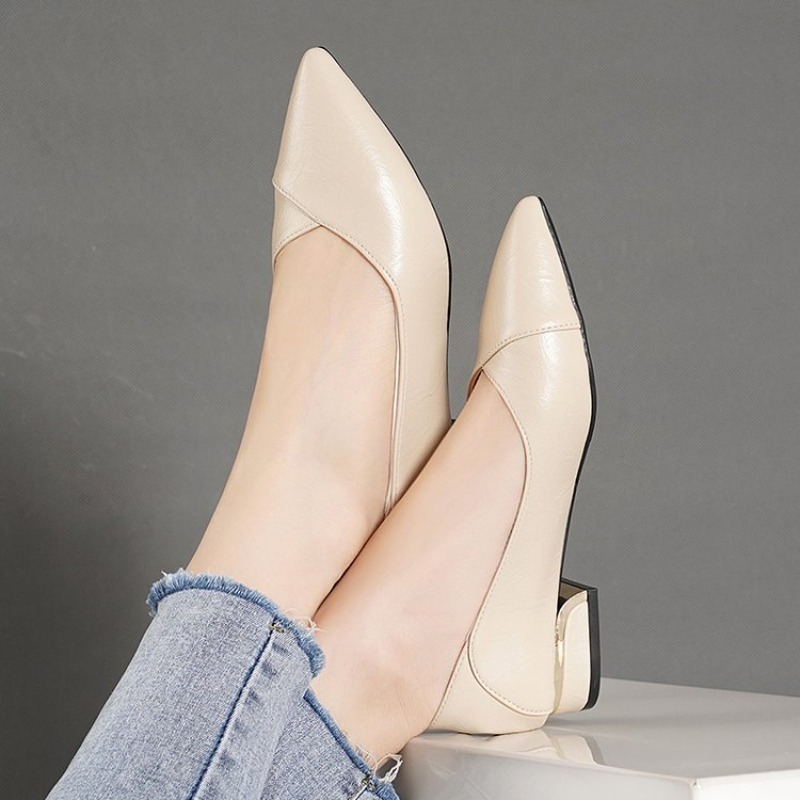 Nowe damskie skórzane buty na  – Women'S Fashion Walking Shoes recenzja i cena