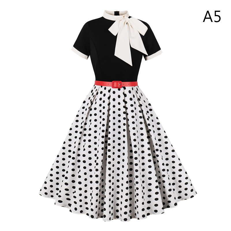 50 60s Vintage Dress Women Pol – Women'S Fashion From The 60S recenzja i cena