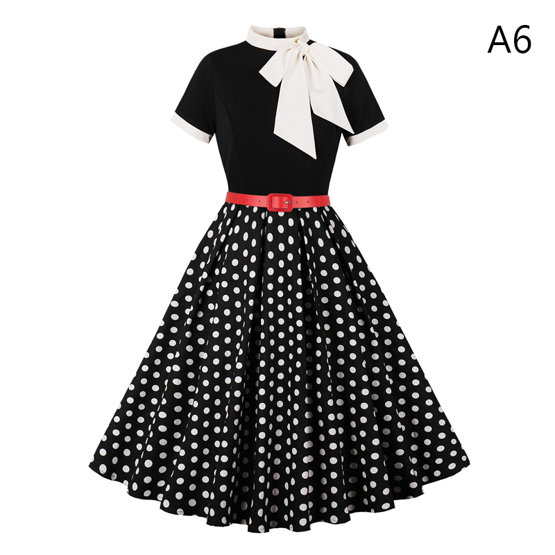 50 60s Vintage Dress Women Pol – Women'S Fashion From The 60S recenzja i cena