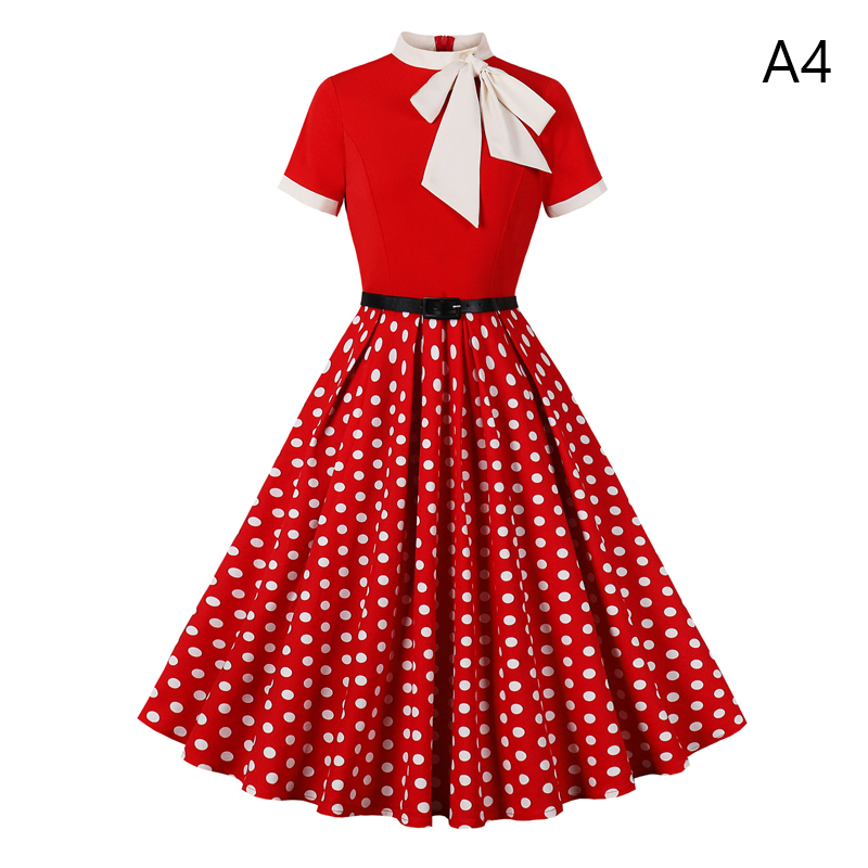 50 60s Vintage Dress Women Pol – Women'S Fashion From The 60S recenzja i cena