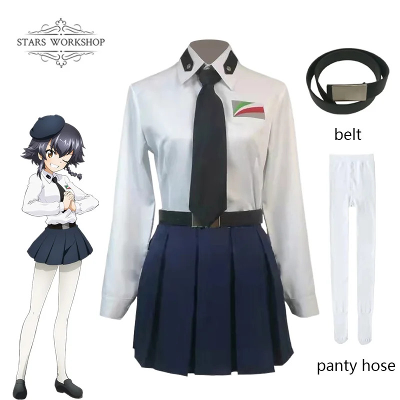 qq34Anime Dziewczyny i Pancern – Pleated Skirt Women recenzja i cena