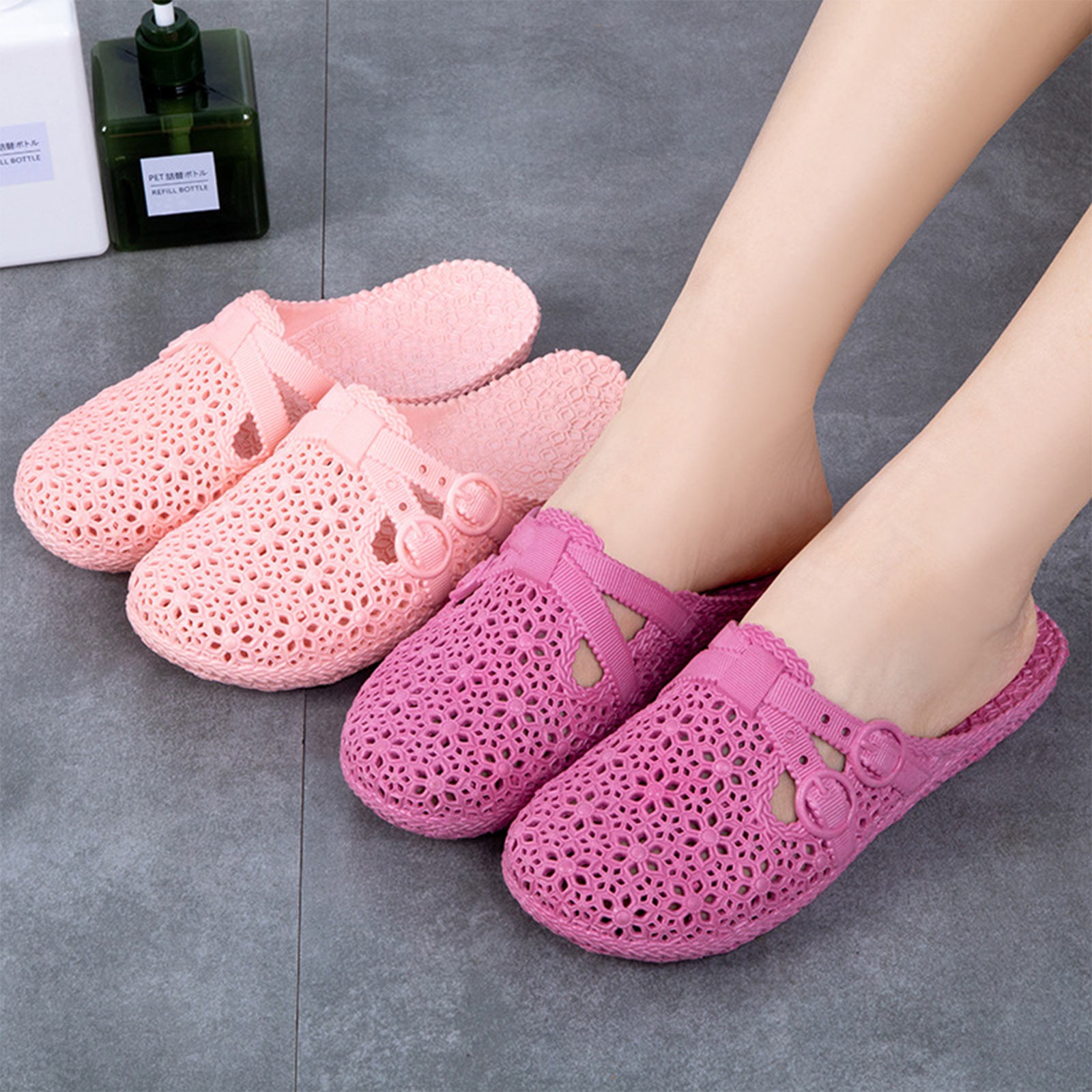 Klapki damskie z odkrytymi pal – Women'S Fashion Walking Shoes recenzja i cena