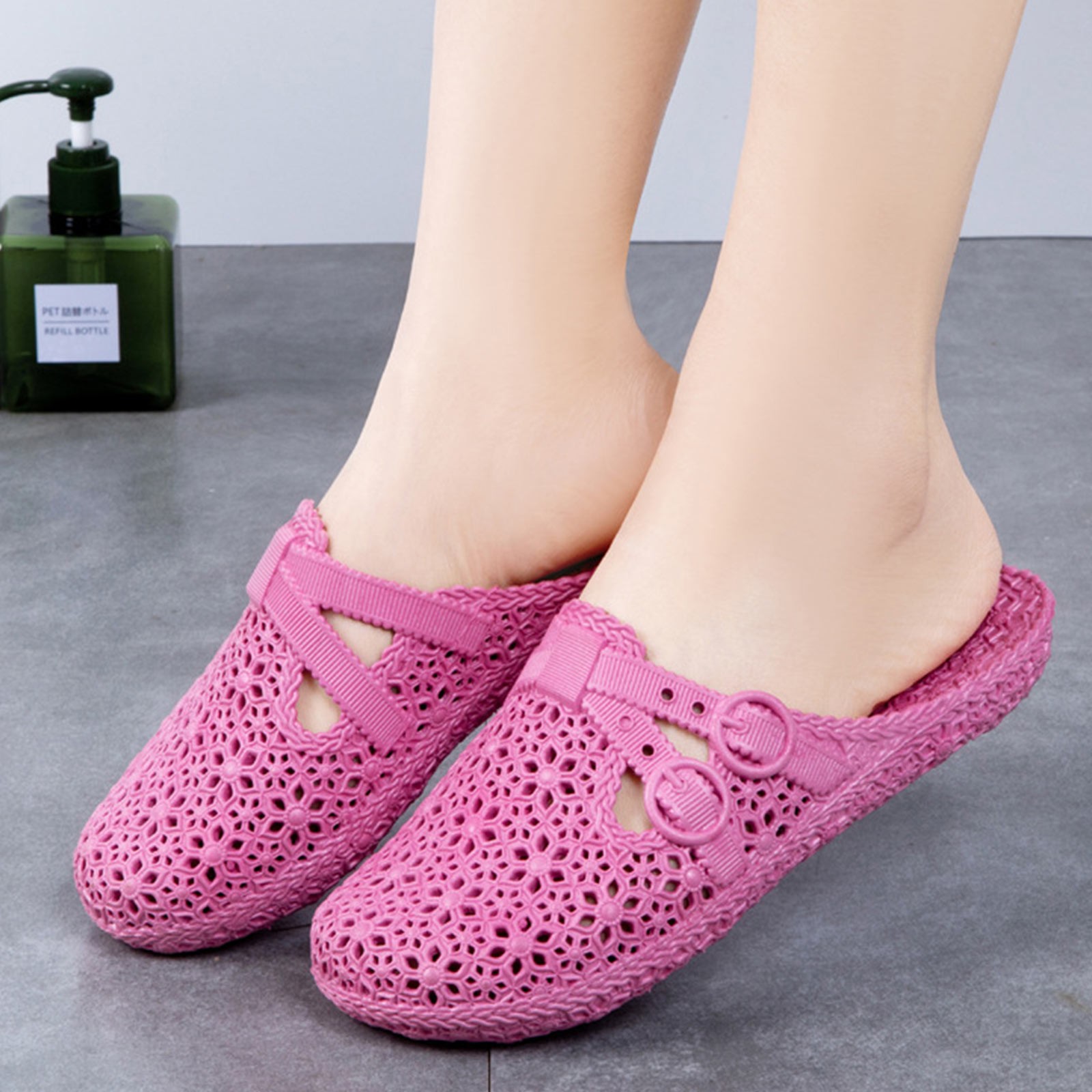 Klapki damskie z odkrytymi pal – Women'S Fashion Walking Shoes recenzja i cena