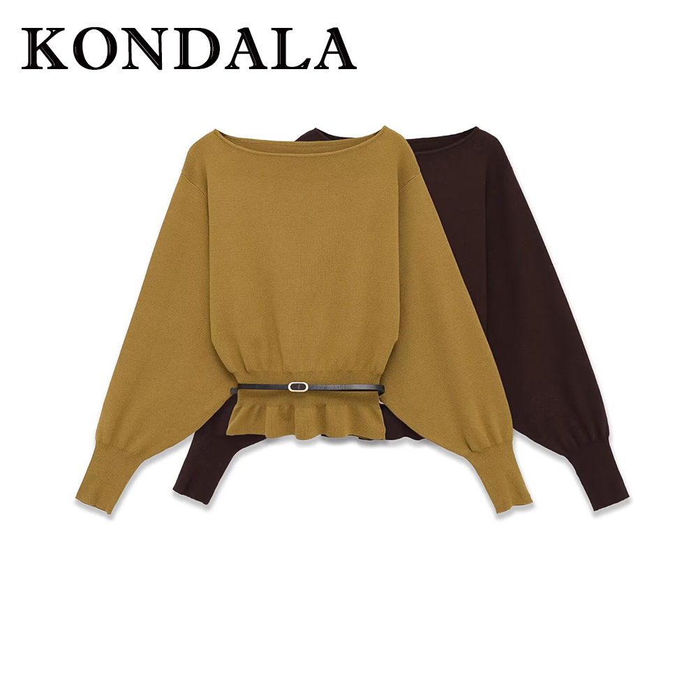 KONDALA Vintage Solid Fashion  – Women'S Fashion Trends Fall 2025 recenzja i cena