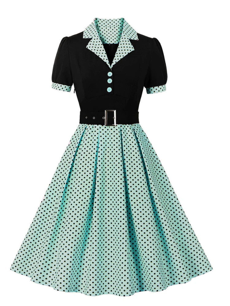 2024 New Fashion Polka Dot Vin – Women'S Fashion From The 60S recenzja i cena