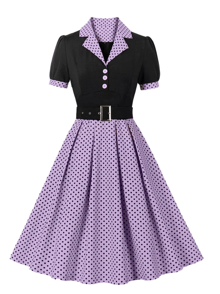 2024 New Fashion Polka Dot Vin – Women'S Fashion From The 60S recenzja i cena