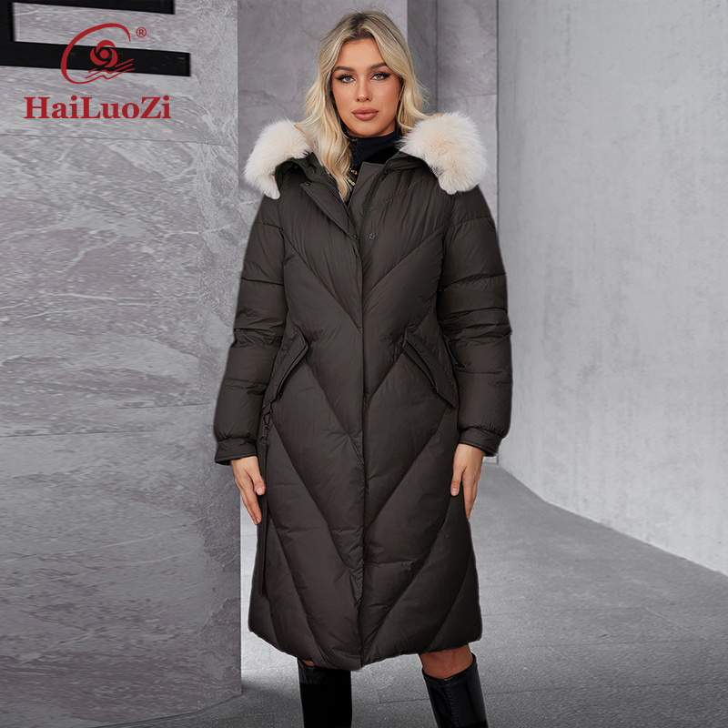 HaiLuoZi 2024, damska zimowa,  – Women'S Fashion Long Coat recenzja i cena