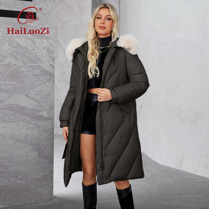 HaiLuoZi 2024, damska zimowa,  – Women'S Fashion Long Coat recenzja i cena