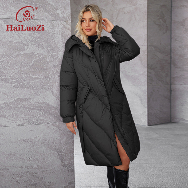 HaiLuoZi 2024, damska zimowa,  – Women'S Fashion Long Coat recenzja i cena