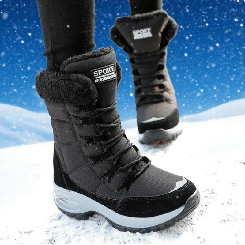 Damskie buty zimowe ocieplane  – Women'S Fashion Hiking Boots recenzja i cena