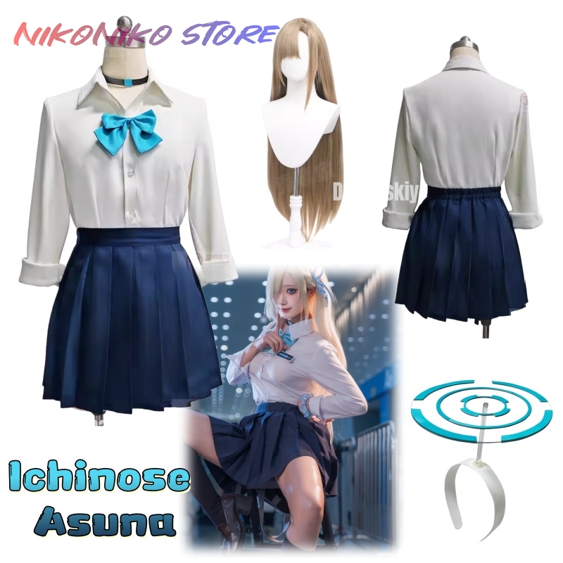 Kostium Cosplay Ichinose Asuna – Pleated Skirt Women recenzja i cena