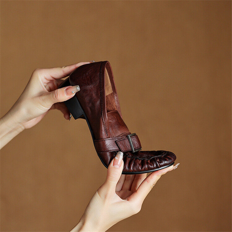 New Autumn Genuine Leather Wom – Women'S Fashion Walking Shoes recenzja i cena