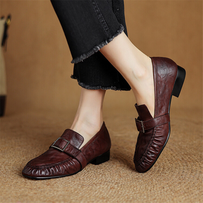New Autumn Genuine Leather Wom – Women'S Fashion Walking Shoes recenzja i cena