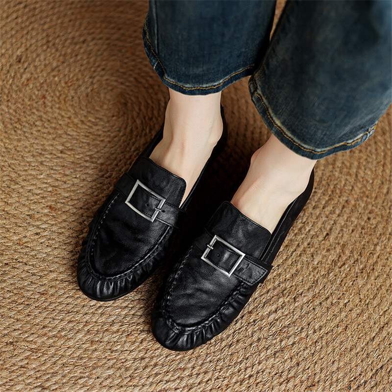 New Autumn Genuine Leather Wom – Women'S Fashion Walking Shoes recenzja i cena