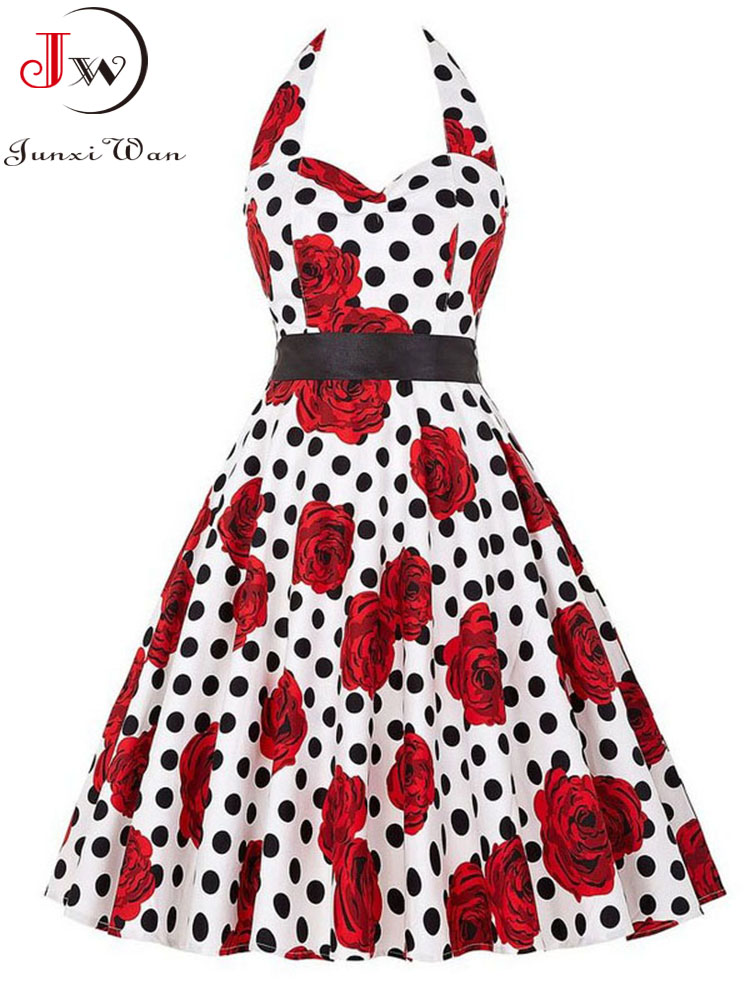 Kobiet lato Polka Dot sukienka – Women'S Fashion From The 60S recenzja i cena