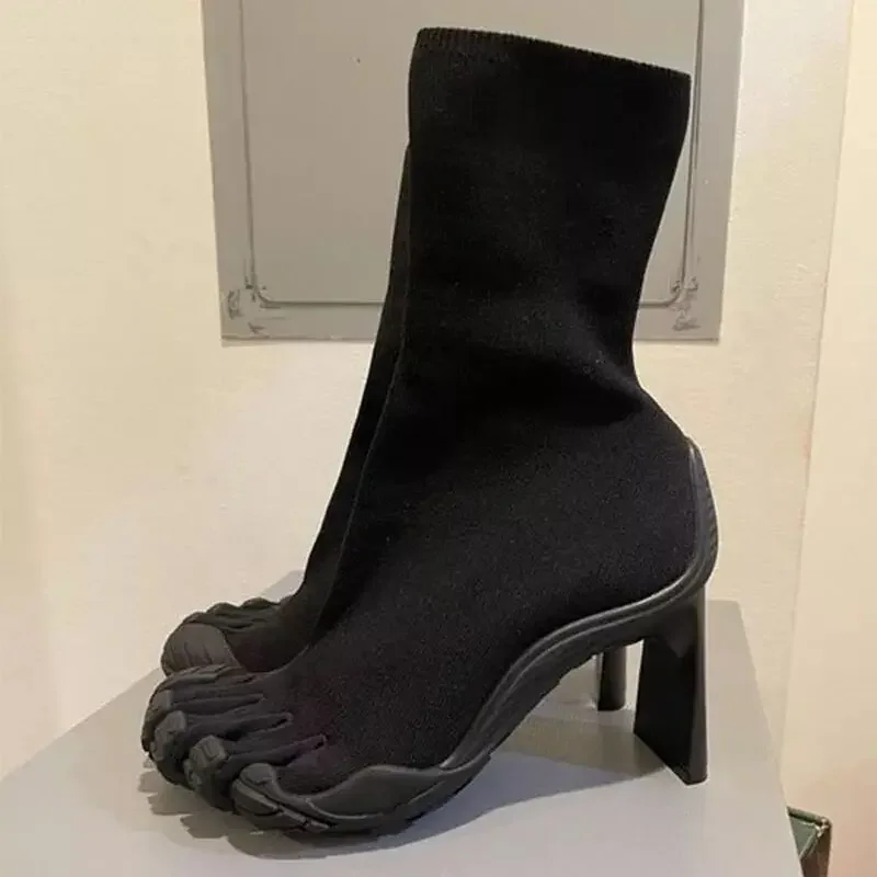 Botki damskie z odkrytymi palc – Women'S Fashion Socks recenzja i cena