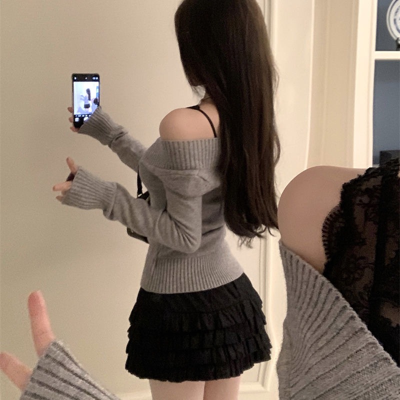 Sweter damski Gyaru z dekoltem – Women'S Fashion Trends Fall 2025 recenzja i cena