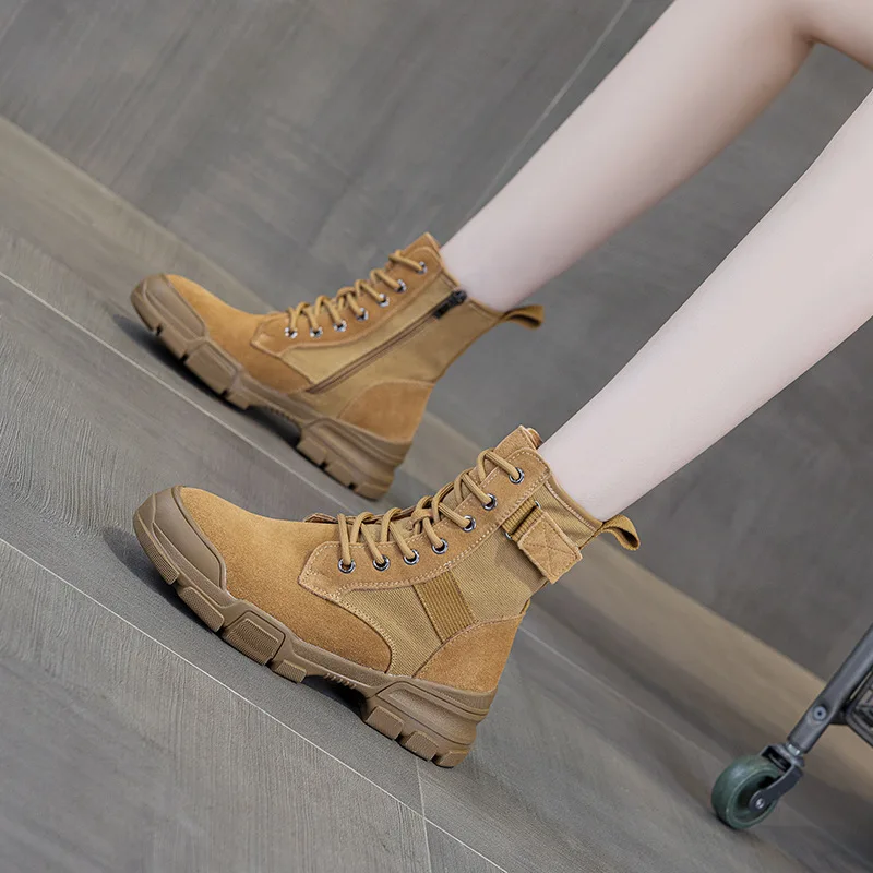 Skórzane buty damskie, zimowe  – Women'S Fashion Hiking Boots recenzja i cena