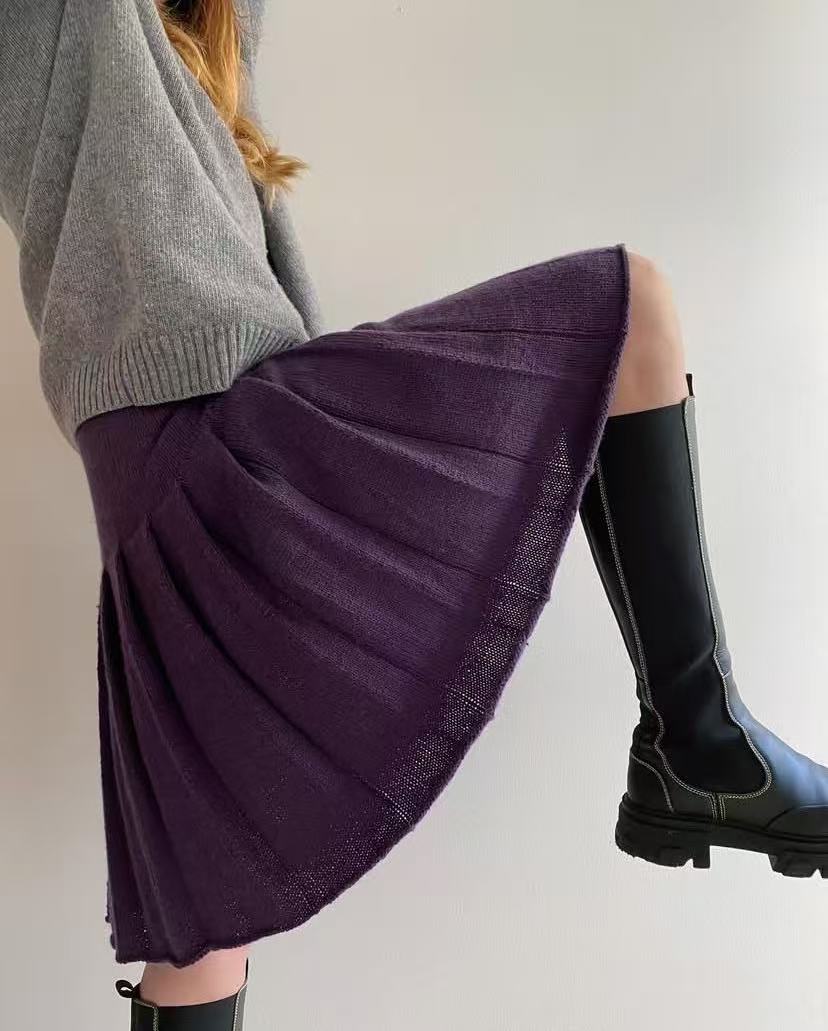 Spódnica damska z wysokim stan – Pleated Skirt Women recenzja i cena