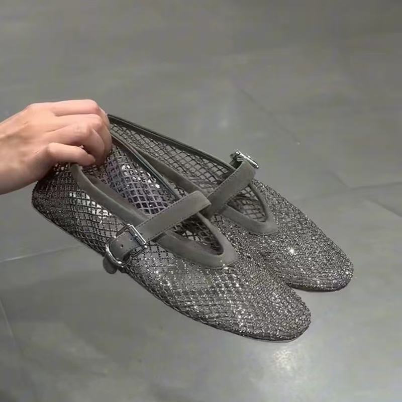 Ażurowe sandały Baotou z cyrko – Women'S Fashion Walking Shoes recenzja i cena