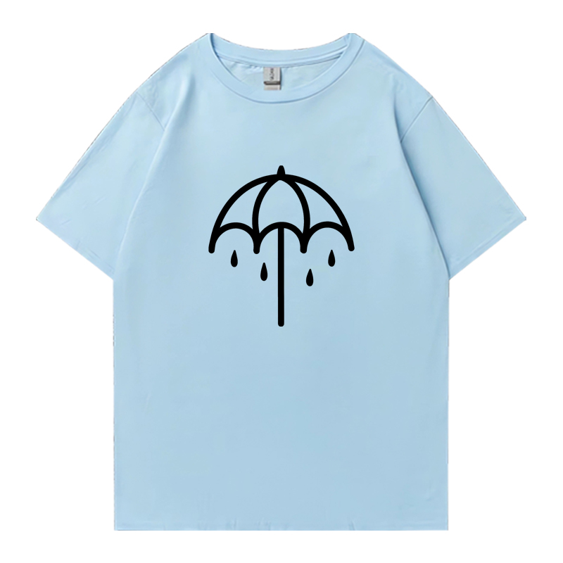 Koszulka z nadrukiem parasola, – Women'S Fashion Umbrella recenzja i cena