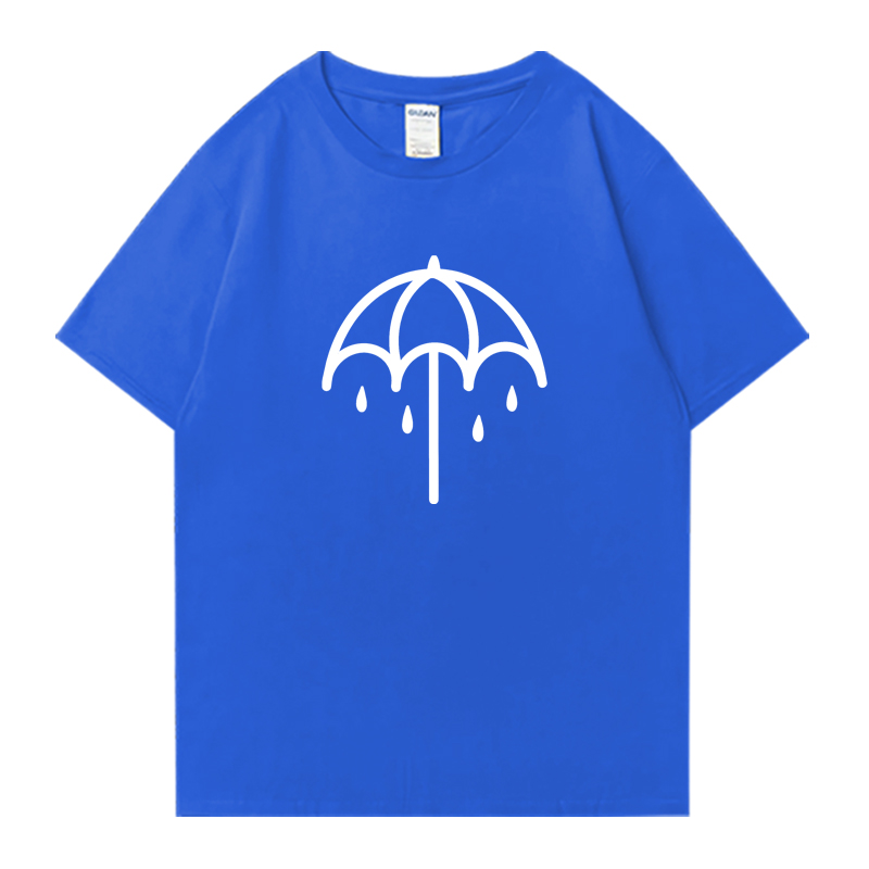 Koszulka z nadrukiem parasola, – Women'S Fashion Umbrella recenzja i cena