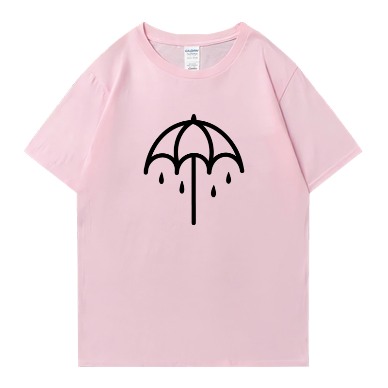 Koszulka z nadrukiem parasola, – Women'S Fashion Umbrella recenzja i cena