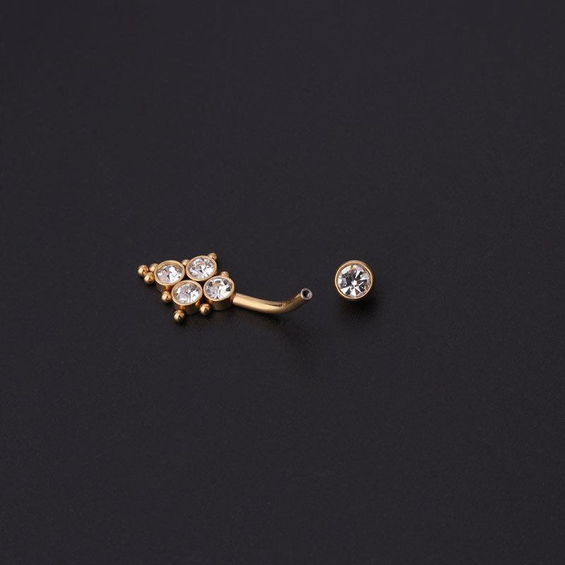 Kolczyki do pępka ze złotym cy – Women'S Fashion Rings Gold recenzja i cena