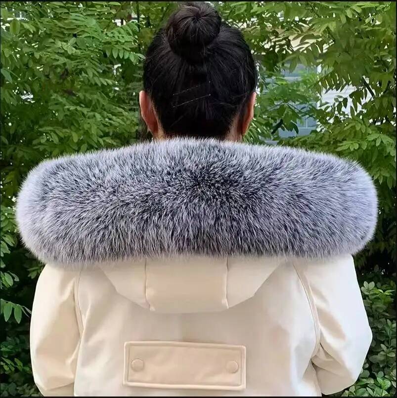100% Naturalny Kołnierz z Natu – Women'S Fashion Long Coat recenzja i cena
